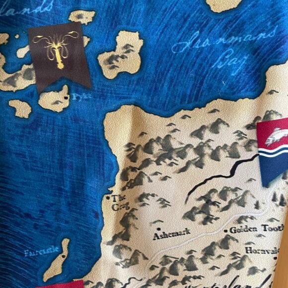 BlackMilk Game of Thrones Women's Leggings Map of Westeros Size Medium EUC - Picture 6 of 12